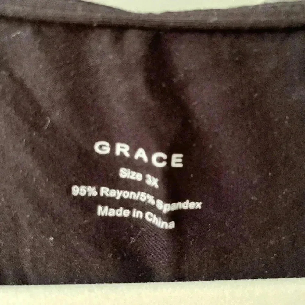 Grace black tank size 3x - Picture 2 of 3